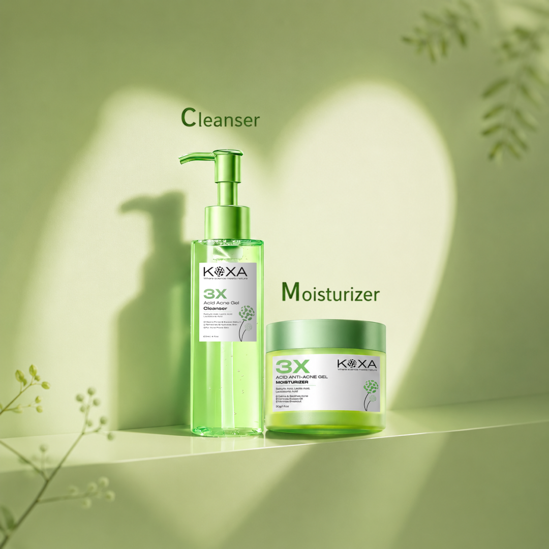 KOXA 3X Anti-Acne Skincare Combo | Controls Pimples, Oil & Breakouts